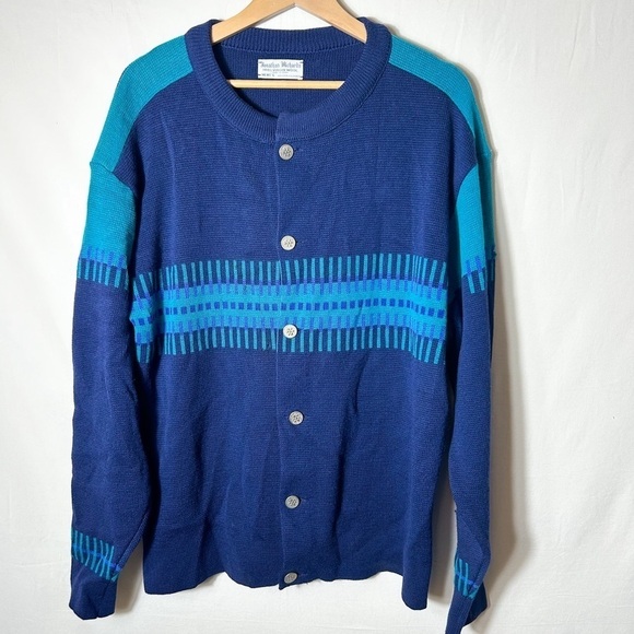 VTG Jonathan Richards 100% wool oversized sweater sz. L - Picture 7 of 10